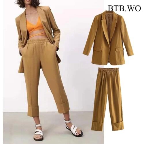 Женские брючные костюмы с пиджаком BTB.WO China At AliExpress