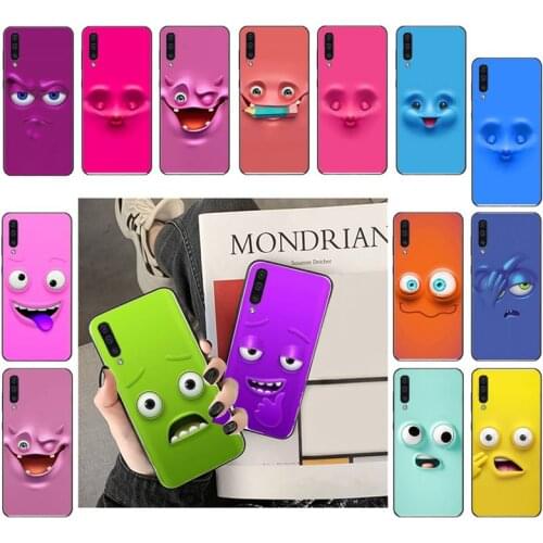 Art Funny Faces Phone Case For Samsung A41 A31 A50 A32 A11 A12 A02 A52 A21 M31 A72 A51 A70 A71 A21S