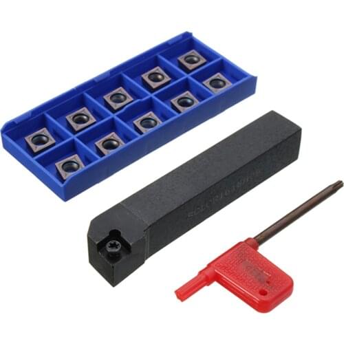 CNC Metal CCMT09T304 Carbide Inserts SCLCR1616H09 Lathe T15 Wrench Kits Kit
