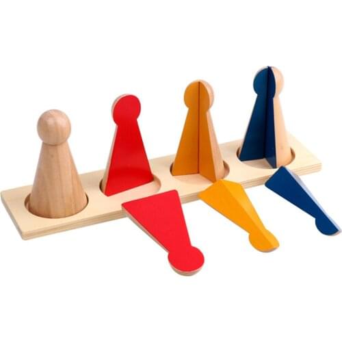 Wooden Doll Score Education Math Toy Children Sensory Mathematics Set Baby Kids Montessori Wooden Gift Teaching Aids