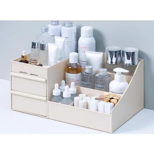 Large Capacity Cosmetic Storage Box Makeup Drawer Organizer Jewelry Nail Polish Container Skin Care Rack Sundries Storage Case