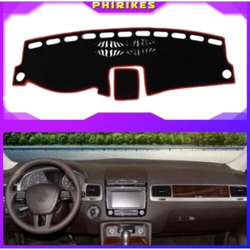 For Volkswagen VW Touareg 2011-2014 2015 2016 2017 Dashboard Cover Mat Pad Sun Shade Instrument Protector Carpet Car Accessories