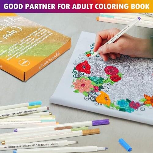 Markers DIY Photo Album Metallic Color Pen 10/12/15/20/30-color Graffiti Marker Pen Quick Drying Paint Pen for Gift Card Crafts