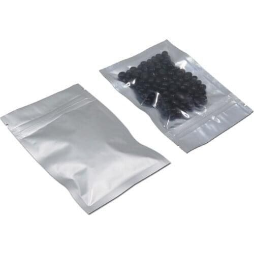 Reclosable Mylar Foil Smell Proof Food Storage Bag Tear Notches Aluminum Foil Zip Lock Packaging Bag for Nut