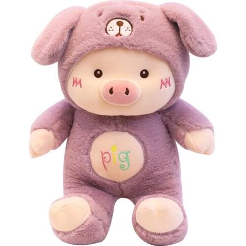 Stuffed Toys Funny Pig Coplay Cats Bear Doll Plush Stuffed Toy Children Birthday Xmas Gift For Kids Baby Children 30cm