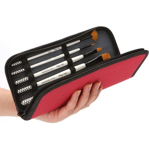 Artist Paint Brush Set 10Pcs High Quality Nylon Hair Wood Black Handle Watercolor Acrylic Oil Brush Painting Art Supplies