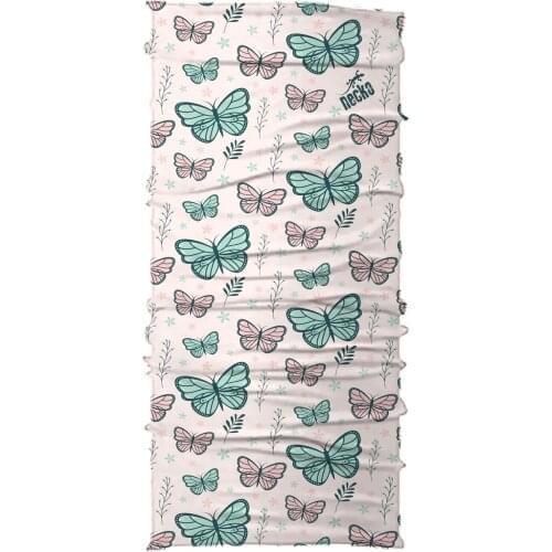 Necko Butterflies Buff Bandana Face Mask-DN418 460043137