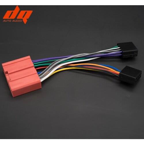 Non-destructive Plug for MAZDA Car CD Radio Audio Host Navigation Power Cord Modification To ISO Plug Lossless Wiring Harness
