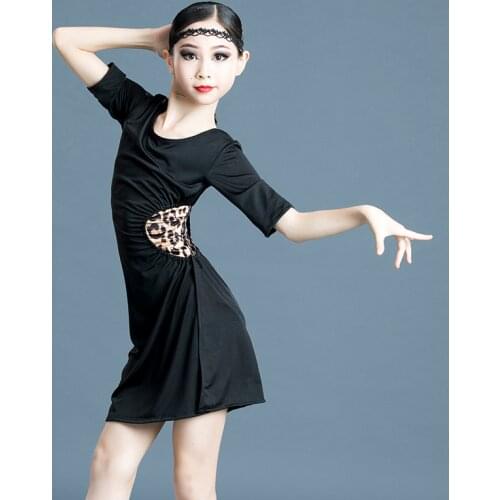 New Children Latin Dance Dress Exercise ClothingCompetition Performance Wear Clothing Summer Autumn Girls Latin Dance Clothes