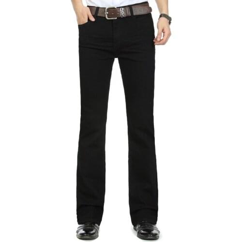 New fashion mens flared pants, the size of the flared pants is 27-38, free shipping