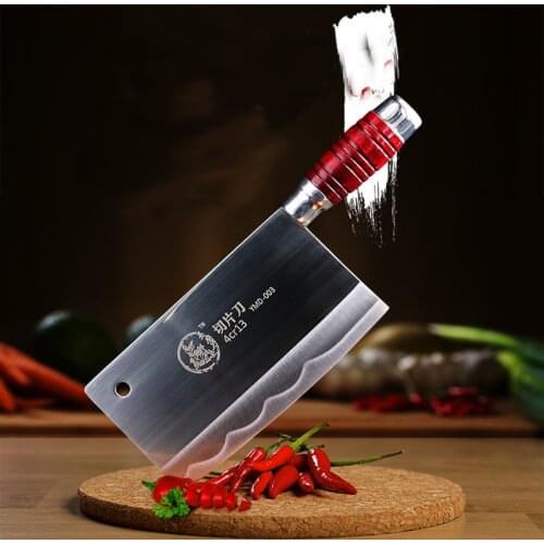 Liang Da Top Quality Slicing Knife Chinese Handmade Kitchen Chef Knife Razor Sharp Easy cut Meat Fish Vegetable Non-slip Handle