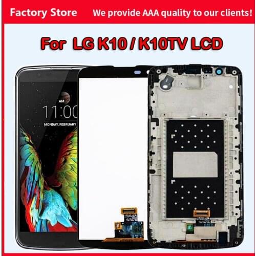 Original For LG K10 2016 K10 LTE K420N K430 K430DS K410/ K10TV K430TV K10 TV LCD Display Touch Screen Digitizer Assembly