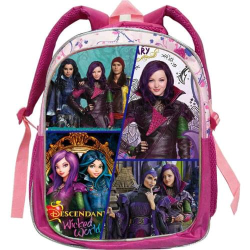 Disney Hot Descendants Kids School Bags Toddler Backpack For Girls Boys Large Book Bag Chidlren Gifts Sac A Dos Enfant