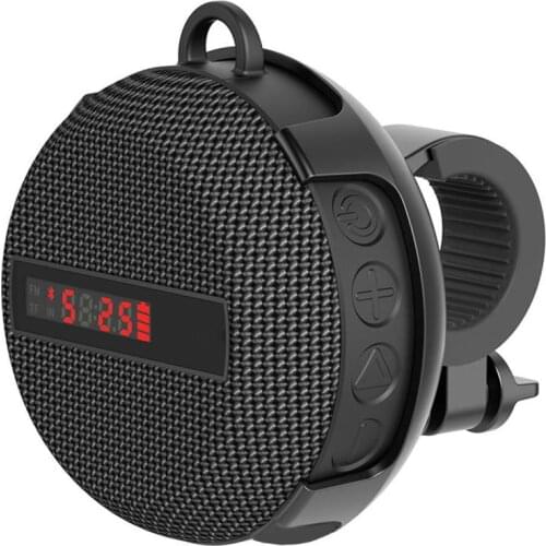 Portable Bluetooth Speaker for Motorcycle Wireless Bicycle Speaker with Loud Sound Bluetooth 5.0 IP65 Waterproof Outdoor Speaker