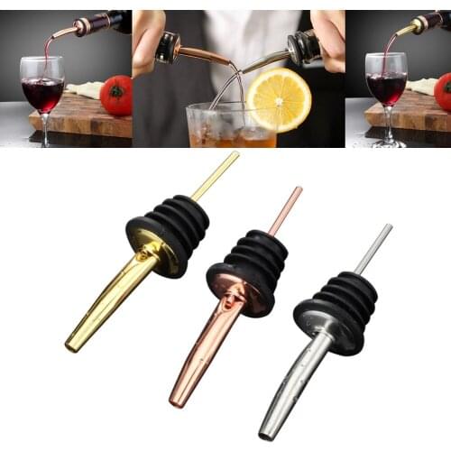 Whisky Liquor Oil Wine Bottle Pourer Cap Bar Accessories Wine Bottle Stopper Champagne Stoppers Bulk Portable Kitchen Bar Tools