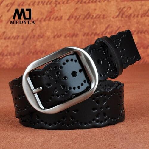 Woman Belt Cow Leather Belt Luxury Strap Dress And Jeans Belts Fashion For Women Vintage Buckle casual wild belt