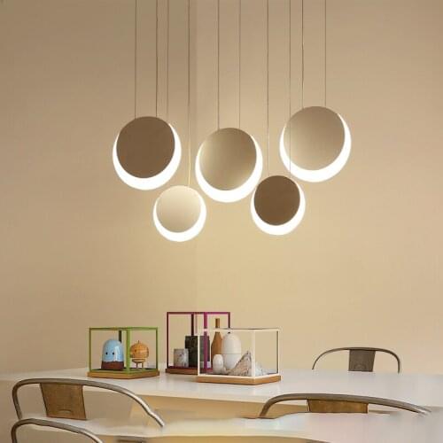 Modern LED Chandeliers For Dining room Kitchen Bar Acrylic Lustres Suspension Hanging Lighting luminaire Chandelier Lamp avize