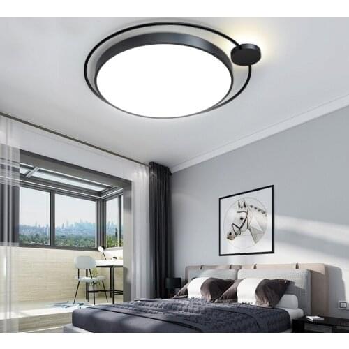 Bedroom lamp Nordic simple modern atmosphere warm romantic creative master bedroom room lighting LED ceiling lamp