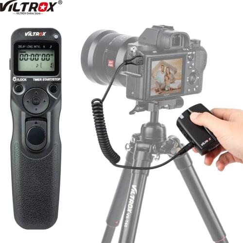 Viltrox JY-710 LCD Wireless Shutter Release Timer Remote Control for Canon EOS Camera 80D 760D 750D 7DII 6DII 5D Mark IV R5 R6