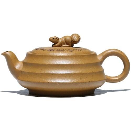 Yixing Purple Clay Pot Masterpiece Handmade Boutique Kuihuang Zhunii Step By Step Teapot Kung Fu Tea Set
