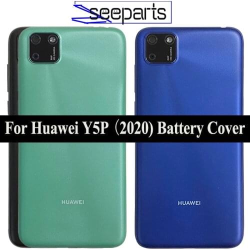 For Huawei Y5p DRA-LX9 Back Cover Rear Battery Door Housing Replacement For Huawei Y5p 2020 Battery Cover