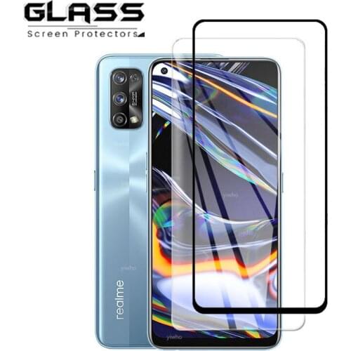 Tempered Glass on For Oppo Realme 7 Pro Screen Protector glass on Realme 7Pro Camera lens Protectors Glass realme RMX2170 film