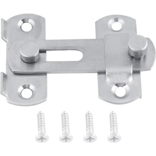 304 Stainless Steel Hasp Latch Lock Sliding Door Simple Convenience Window Cabinet Locks For Home Hotel Door Security Hardware