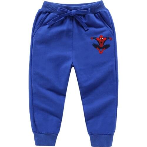 2020 Disney Sping Spiderman Movies Printing Boys Girls Pants Casual Sport Teenagers For Kids Children Trousers Clothing