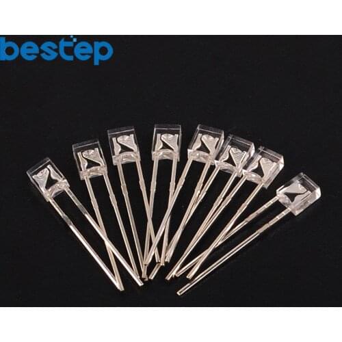 50PCS 2*3*4MM White Red Red LED Light 2X3X4MM Red Light Square Light