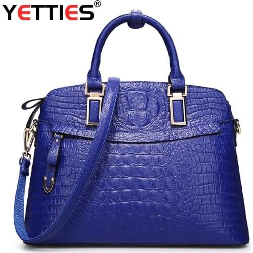 Brand Women 's Bags Shell Bag 2021 Spring Fashion Crocodile Pattern Leather Bags Hand Bag Crossbody Bag single shoulder bag