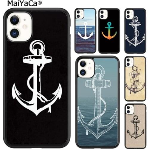 MaiYaCa Hope Anchor Anchor sea Phone Case Cover For iPhone SE 6 6s 7 8 plus X XR XS 11 12 pro max Samsung Galaxy S8 S9 S10 shell