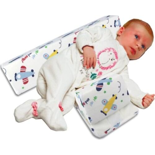 Newborn Baby Shaping Styling Pillow Anti-rollover Side Sleeping Pillow Triangle Infant Baby Positioning Pillow For 0-6 Months