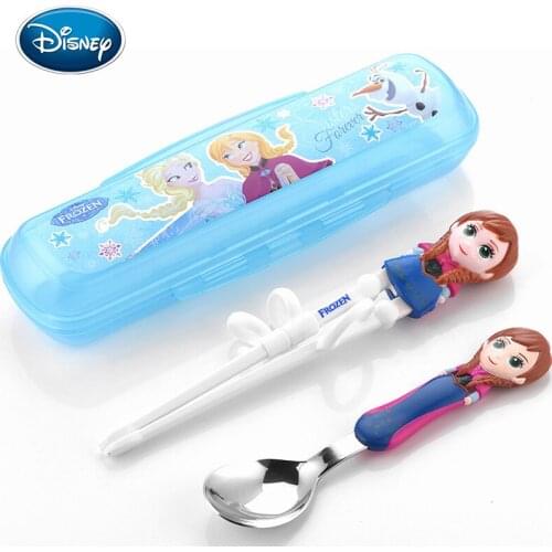 Disney baby chopsticks cartoon modeling training chopsticks learning chopsticks baby auxiliary chopsticks correction tableware
