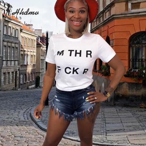 HHDMV Women's T-shirts With Inscriptions