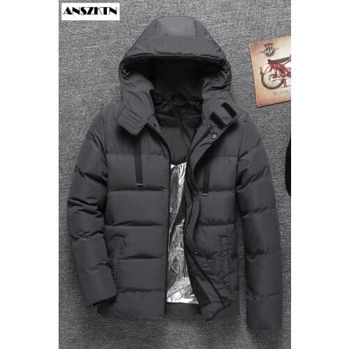 ANSZKTN new style Heated Jackets Heat Coat USB Electric Thermal Clothing coat Infrared Heating Hooded Jackets Winter Outdoor