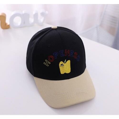 LDSLYJR new style apple embroidery cotton Casquette Baseball Cap Adjustable Snapback Hats for child boy and girl 13