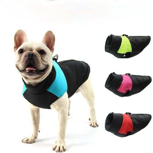 New Style Dog Clothes, Thick Big Dog Clothes for Autumn and Winter, Windproof Waterproof Pet Vest, Pet Clothes Dog Costume