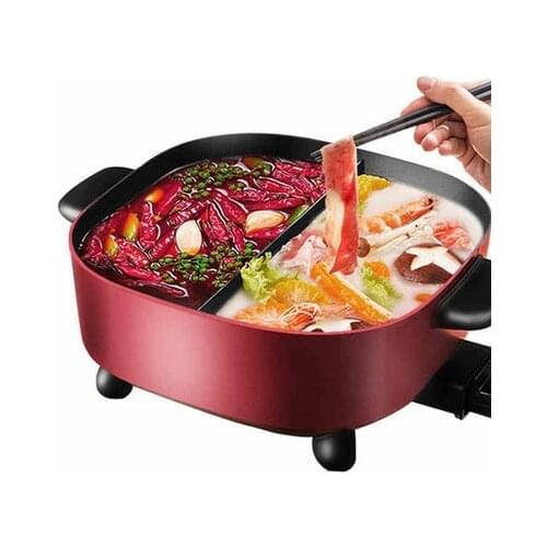 Autumn and winter electric hot pot pot household multifunctional plug-in electric pot 28cm a pot 2-8 people, inner height 10cm