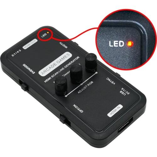 For HDMI-compatible Scanline Generator Scanner Retro Game/Gamers/MAME/Emulators /Arcades for Nintend Switch for xbox 360 for PS4