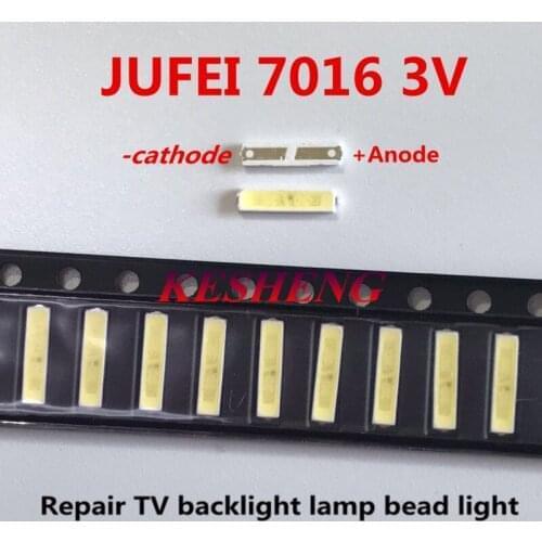 JUFEI LED 7016 LED TV Backlight DOUBLE CHIPS Cool white High Power 1.2W 3V 7016 for LED LCD Backlight TV Application 1000PCS