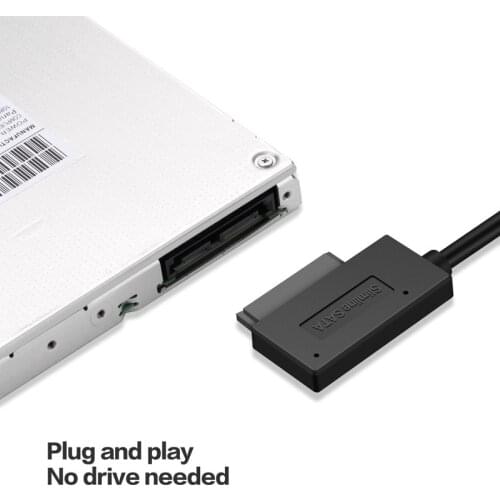 USB 2.0 Convert 7+6 13Pin SATA Optical Drive Adapter Cable For DVD CD ROM For 6p+7p SATA Adapter Cable For PC Laptop Notebook