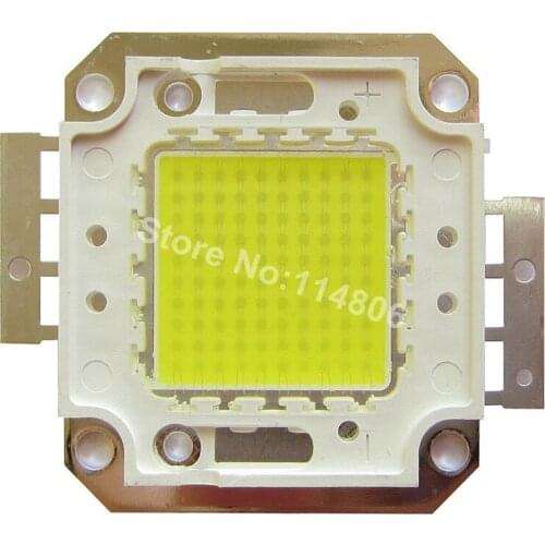 High Power 100W 30mil Natural White 4500K Square Base SMD LED Light Parts input DC 32~34V 3000mA