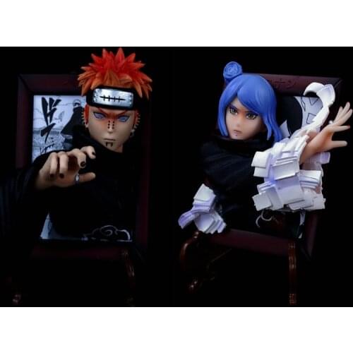 Japan Anime Pain Konan Photo Frame Refrigerator Magnet Cute Mini PVC Figure Figurine Toy Model Statue New With Box