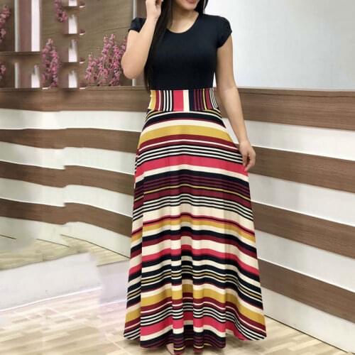 2021 Summer Boho Maxi Dress Women Long Floral Oversized Dress Ladies Sundress Big Size Elegant Party Flower Robe Femme Plus Size