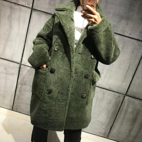 Merino lady fur women coat