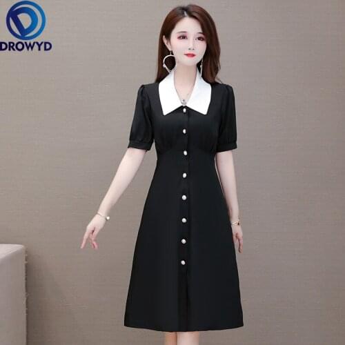 2021 Beach Midi Dress for Women Summer Fashion Short Sleeve Bodycon Black Dress Casual Elegant Boho Sexy Party Dresses Vestidos