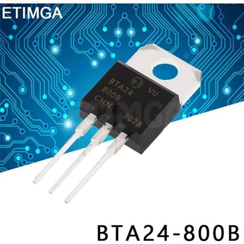 10PCS/LOT BTA24-800B BTA24-800C BTA24-800BW BTA24-800CW TO-220 Transistor BTA24800B BTA24800C BTA24800BW BTA24800CW
