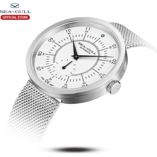 Seagull Top Brand Automatic Mechanical Mens Watch Business Waterproof Watch Sapphire Glass Casual Mechanical Watch Male