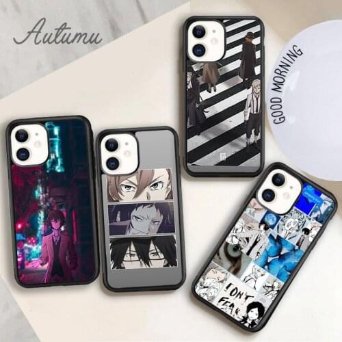 Bungo Stray Dogs Anime Phone Case for iPhone 11 12 Pro Max mini X XR XS SE 2020 5 6S 7 8 Plus Samsung Galaxy S8 S9 S10 Cover