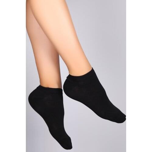 Combed cotton Booties Black-4066.1114